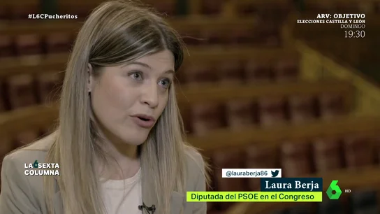 La diputada del PSOE a la que un parlamentario de VOX llamó 'bruja' explica lo que sintió: "Pensaba en mi padre y mi madre" La diputada del PSOE a la que un parlamentario de VOX llamó 'bruja' explica lo que sintió: "Pensaba en mi padre y mi madre"