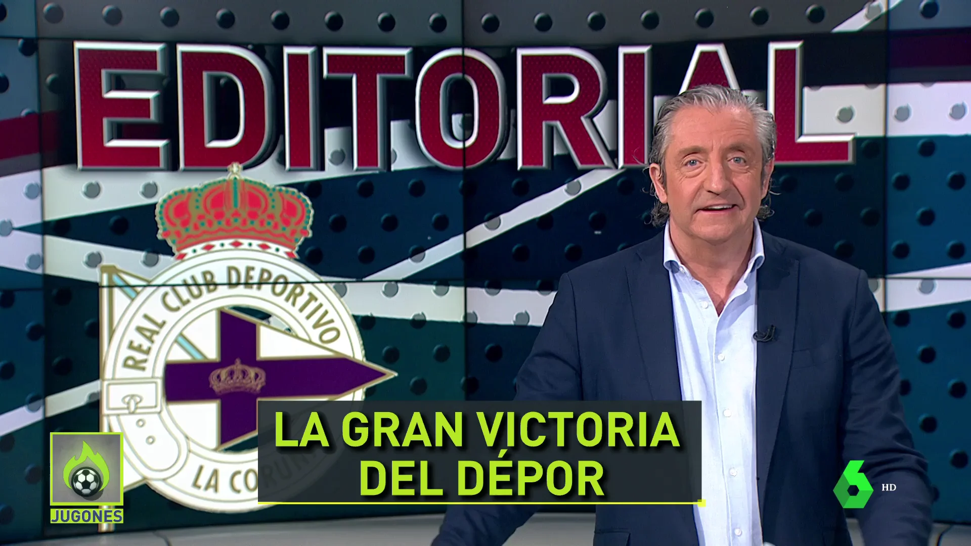 Pedrerol se rinde ante una "afición de Primera": "20.000 aficionados del Dépor en Youth League... qué victoria"