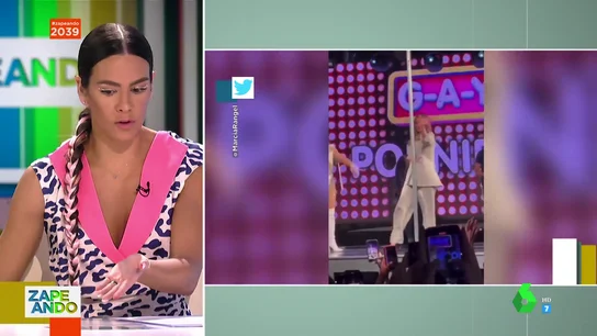Cristina Pedroche desvela el motivo de su extraña cara en directo tras el chiste de Dani Mateo Cristina Pedroche desvela el motivo de su extraña cara en directo tras el chiste de Dani Mateo