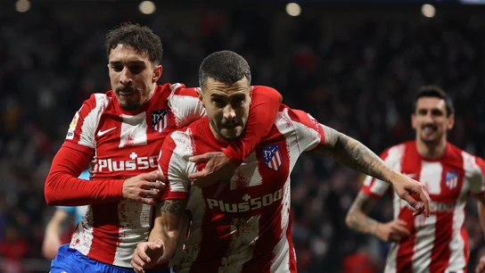 Mario Hermoso celebra un gol Mario Hermoso celebra un gol