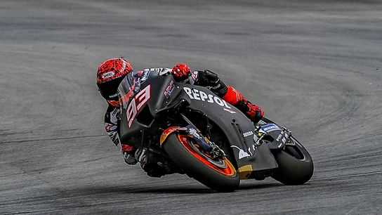 Márquez, con la Honda Márquez, con la Honda