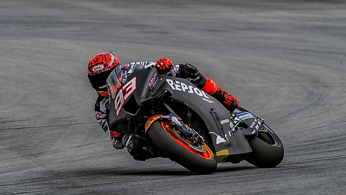 Márquez, con la Honda Márquez, con la Honda