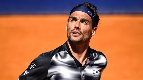 Fabio Fognini, en un partido de tenis Fabio Fognini, en un partido de tenis