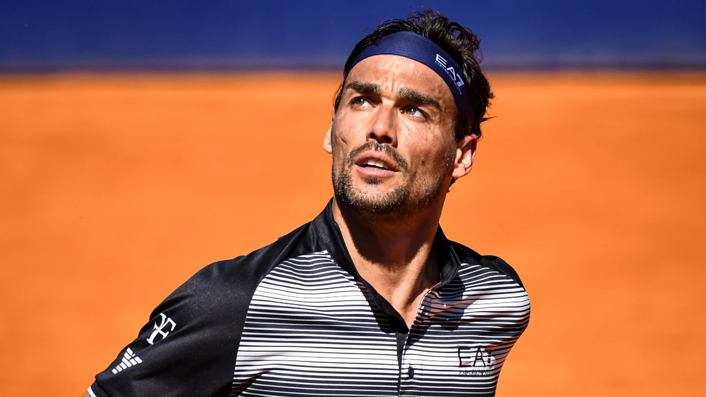 Fabio Fognini, en un partido de tenis Fabio Fognini, en un partido de tenis