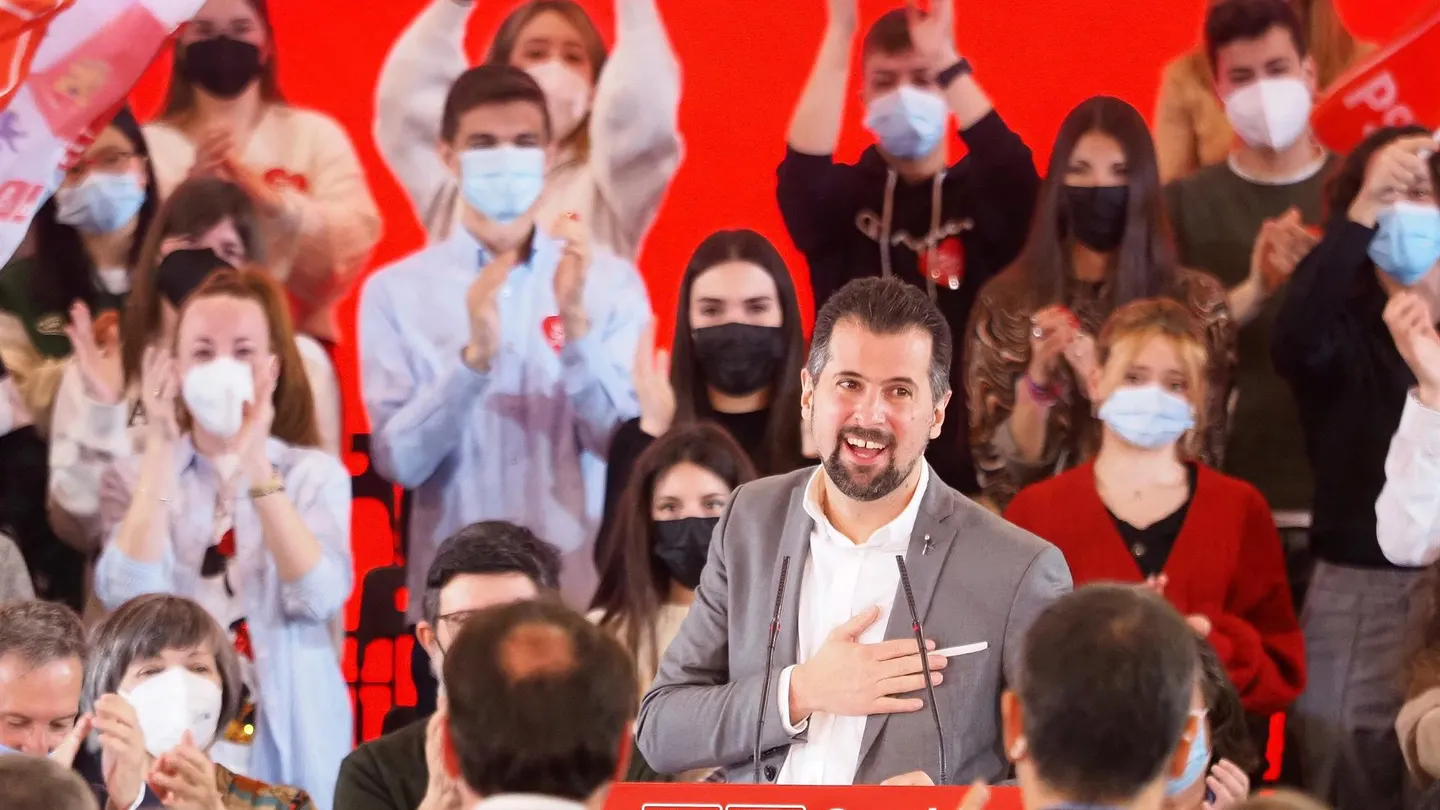 El candidato socialista a la presidencia de la Junta de Castilla y León, Luis Tudanca El candidato socialista a la presidencia de la Junta de Castilla y León, Luis Tudanca