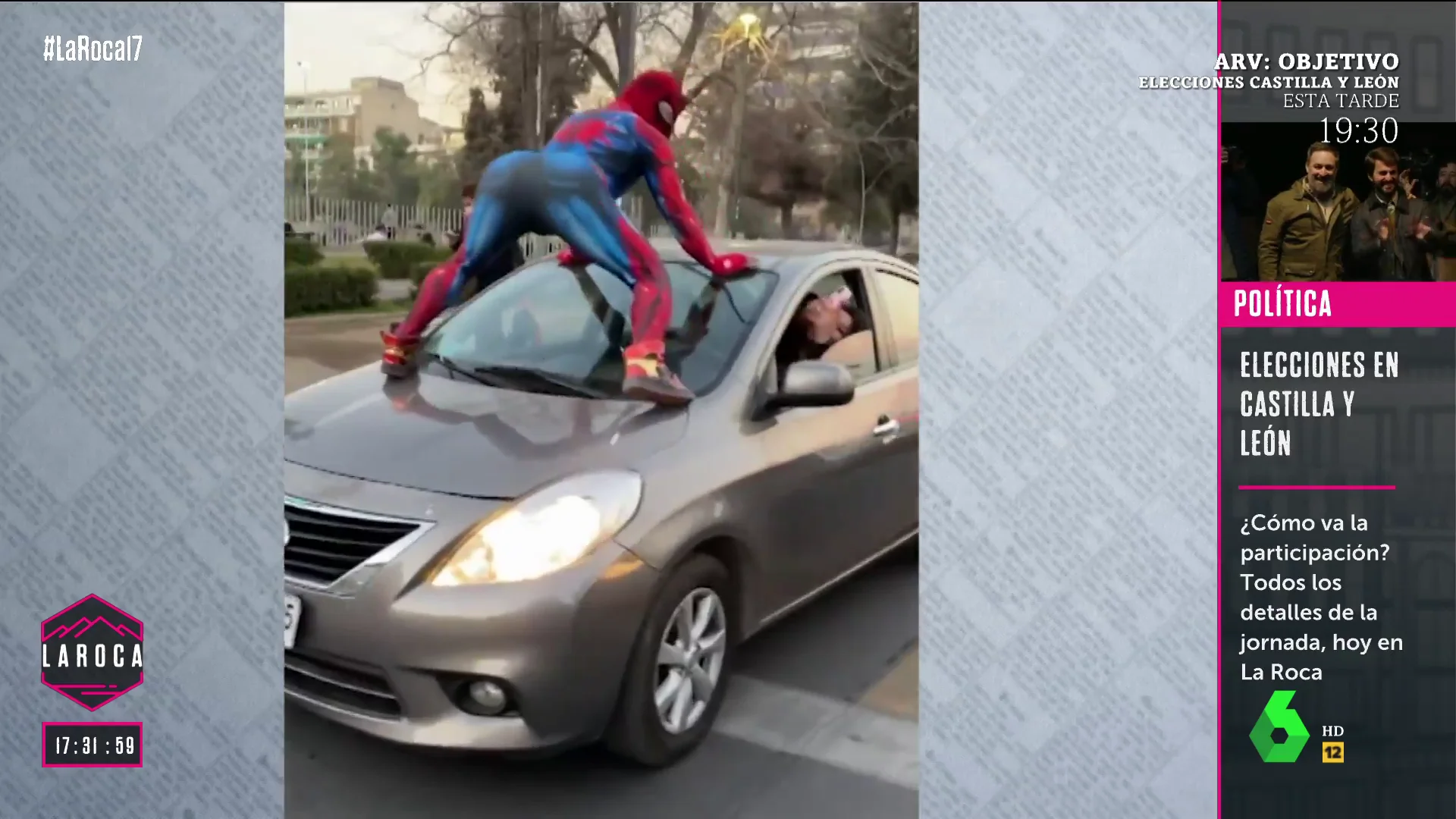 SPIDERMAN PERREA LA ROCA