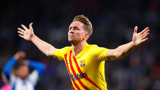 De Jong celebra un gol De Jong celebra un gol