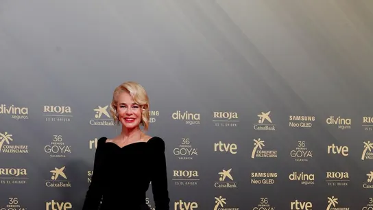 Belén Rueda, en la alfombra roja de los Goya Belén Rueda, en la alfombra roja de los Goya