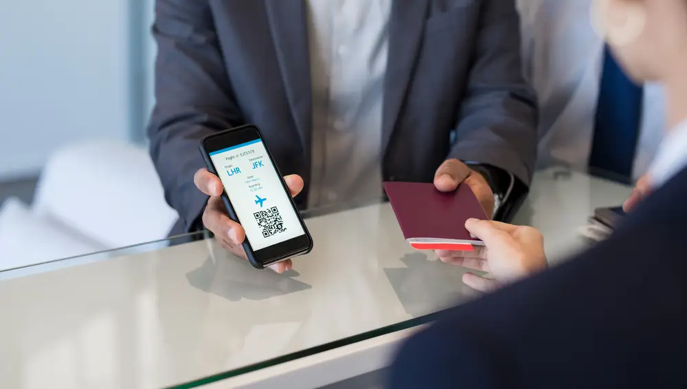 foto de archivo de DNI y tarjeta de embarque foto de archivo de DNI y tarjeta de embarque