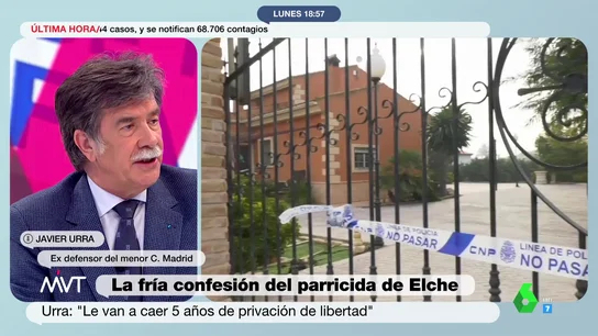 La advertencia de Javier Urra sobre el menor parricida de Elche La advertencia de Javier Urra sobre el menor parricida de Elche