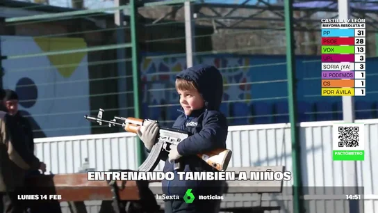 Ucrania entrena a niños y ancianos ante un posible conflicto armado con Rusia Ucrania entrena a niños y ancianos ante un posible conflicto armado con Rusia