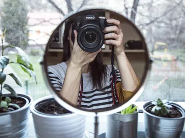 Selfie en el espejo Selfie en el espejo