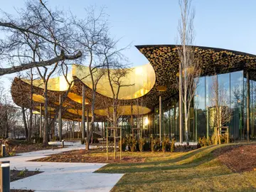 La nueva Casa de la Música Húngara de Budapest es una obra de arte arquitectónico La nueva Casa de la Música Húngara de Budapest es una obra de arte arquitectónico