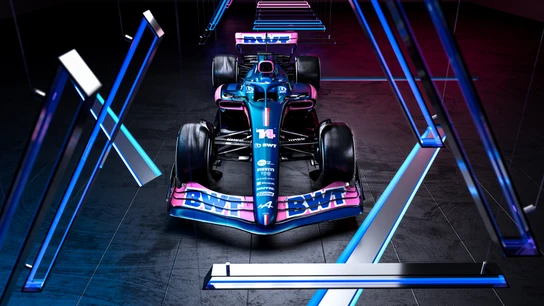 El Alpine A522 de Fernando Alonso y Esteban Ocon El Alpine A522 de Fernando Alonso y Esteban Ocon