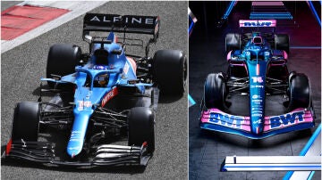 Así ha evolucionado el Alpine A521 al A522: el coche de Fernando Alonso, a examen