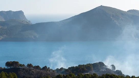 Un incendio forestal arrasa 500 hectáreas de parque natural en Roses, Girona Un incendio forestal arrasa 500 hectáreas de parque natural en Roses, Girona