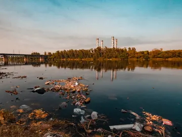 Río contaminado Río contaminado