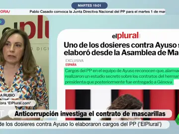  Angélica Rubio critica que el hermano de Ayuso &quot;en dos años tenga 18 contratos con la Comunidad de Madrid&quot;: &quot;¿Eso es normal?&quot;