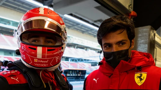 Charles Leclerc y Carlos Sainz Charles Leclerc y Carlos Sainz