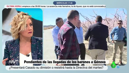 La tajante respuesta de Cristina Pardo sobre el futuro de Pablo Casado: "Ni de coña" La tajante respuesta de Cristina Pardo sobre el futuro de Pablo Casado: "Ni de coña"