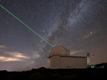 La Agencia Espacial Europea abre una nueva estación láser en el Teide La Agencia Espacial Europea abre una nueva estación láser en el Teide