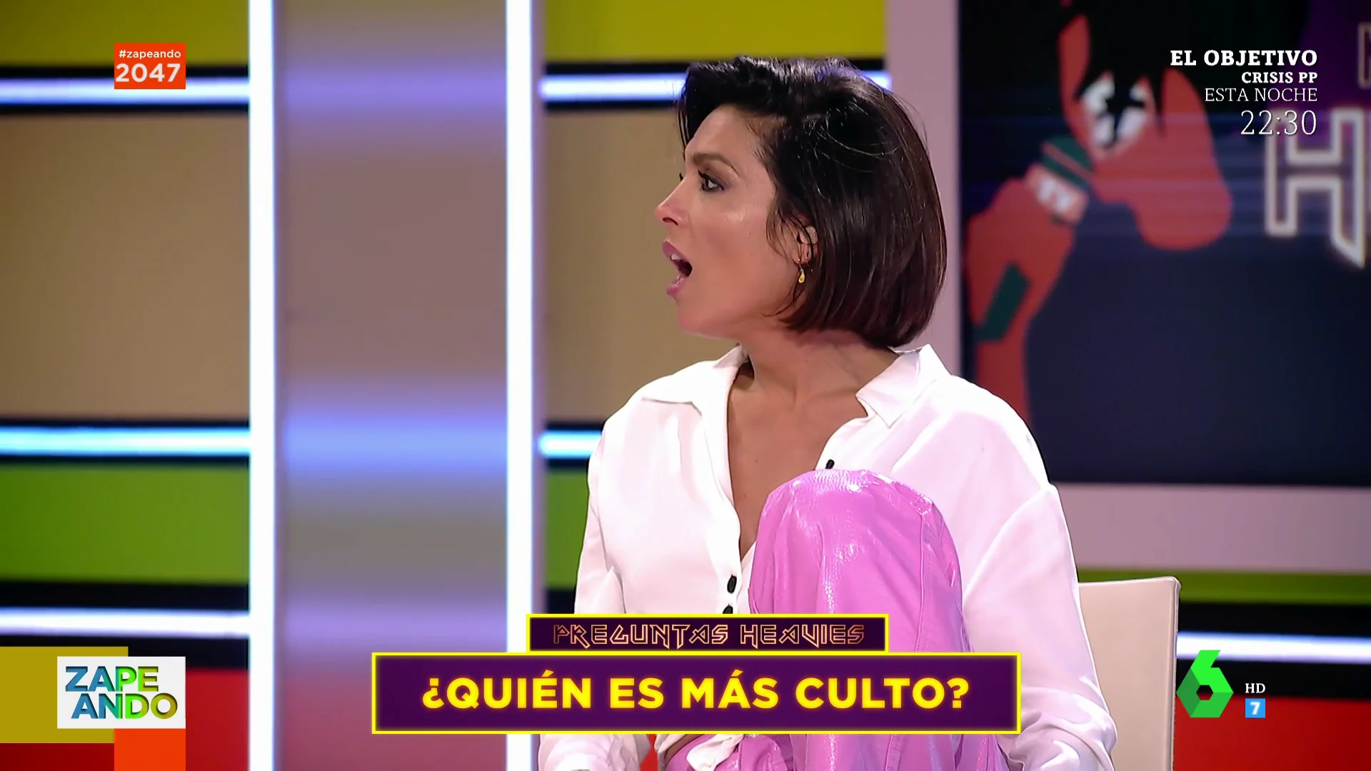 ¿Quién es la persona más culta de Zapeando? Así reacciona Lorena Castell cuando la colocan la última