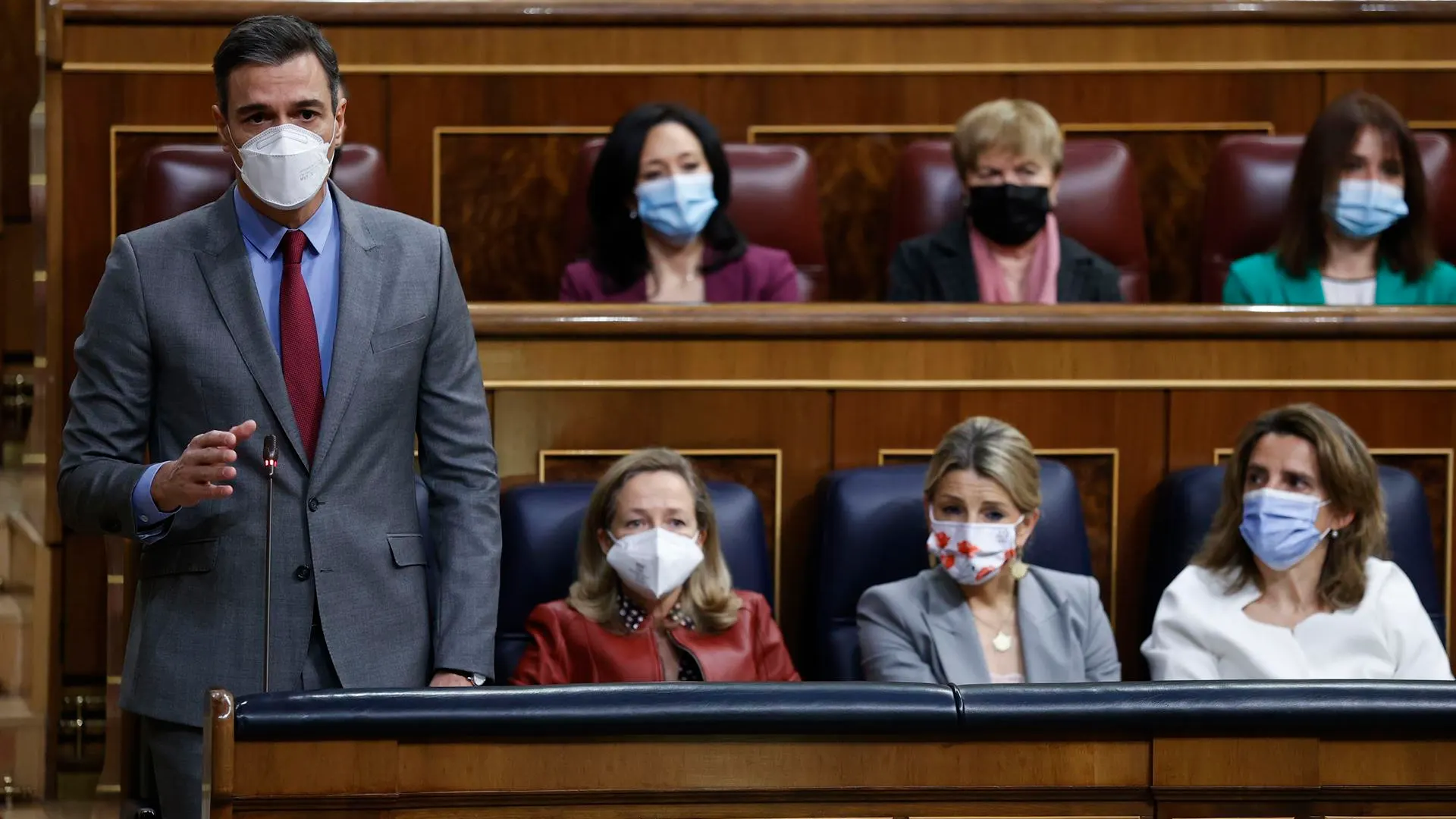 Pedro Sánchez en el Congreso de los Diputados