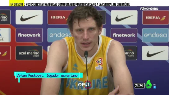 El mensaje de Artem Pustovyi, jugador ucraniano de baloncesto, a Putin: "Debe dejar de hacer esta mierda en nuestro país" El mensaje de Artem Pustovyi, jugador ucraniano de baloncesto, a Putin: "Debe dejar de hacer esta mierda en nuestro país"