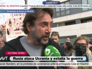 Javier Bardem critica el bombardeo de Rusia a Ucrania: "La nominación al Oscar es irrelevante en un contexto como este"