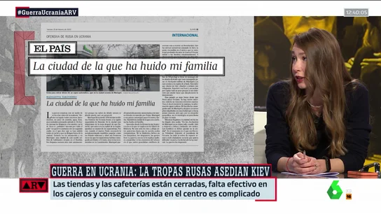Margaryta Yakovenko, periodista de origen ucraniano: "Mi familia ha conseguido huir a un Airbnb de refugiados" Margaryta Yakovenko, periodista de origen ucraniano: "Mi familia ha conseguido huir a un Airbnb de refugiados"