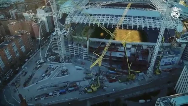 Imágenes espectaculares: así avanzan las obras del Santiago Bernabéu