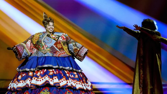 Imagen de archivo de la representante Manizha de Rusia con la canción 'Russian Woman' durante un ensayo general del 65º Festival de la Canción de Eurovisión (ESC) 2021 Imagen de archivo de la representante Manizha de Rusia con la canción 'Russian Woman' durante un ensayo general del 65º Festival de la Canción de Eurovisión (ESC) 2021