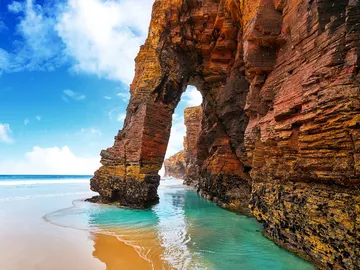 Playa de las Catedrales de Ribadeo (Lugo) Playa de las Catedrales de Ribadeo (Lugo)