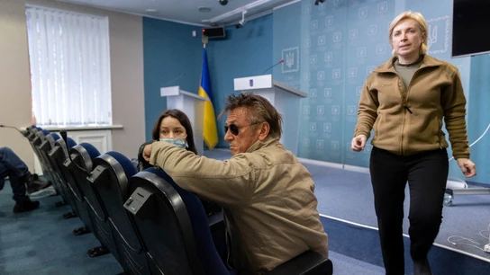 Sean Penn, en Kiev (Ucrania) Sean Penn, en Kiev (Ucrania)