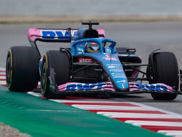 Fernando Alonso, con el Alpine