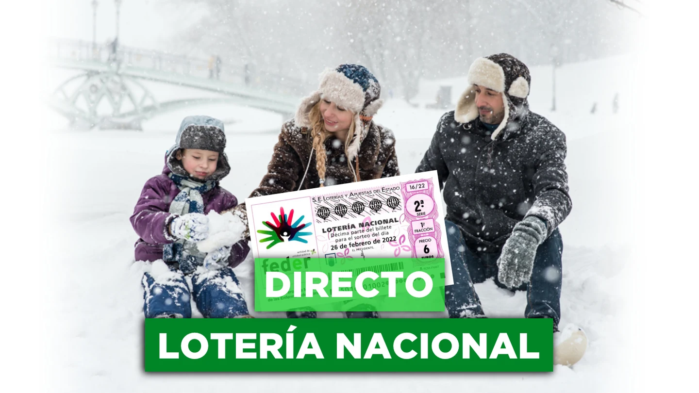 Lotería Nacional hoy, comprobar en directo: resultado del sorteo, sábado 26 de febrero Lotería Nacional hoy, comprobar en directo: resultado del sorteo, sábado 26 de febrero