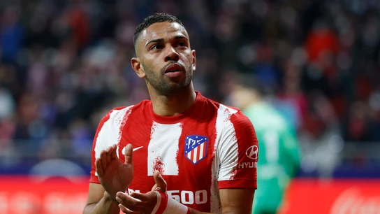 Renan Lodi, con el Atlético Renan Lodi, con el Atlético