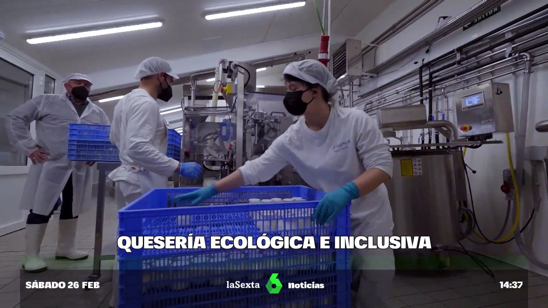 Quesos que saben a mucho más que a queso: la fábrica navarra que suma producción ecológica e inclusión social