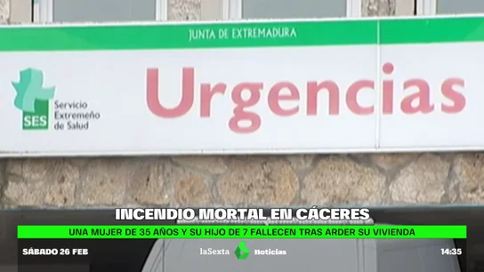 INCENDIO CÁCERES INCENDIO CÁCERES