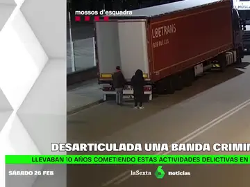 Detenidas cuatro personas especializadas en robar mercancías de camiones en Barcelona