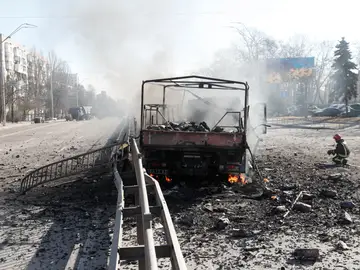 Kiev tras los ataques rusos