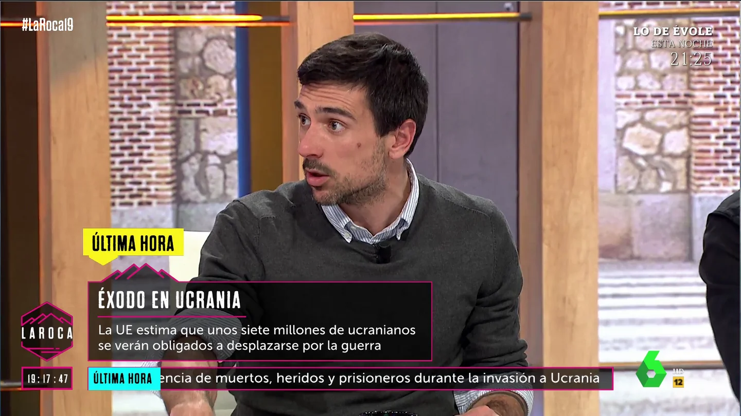 Ramón Espinar en La Roca Ramón Espinar en La Roca