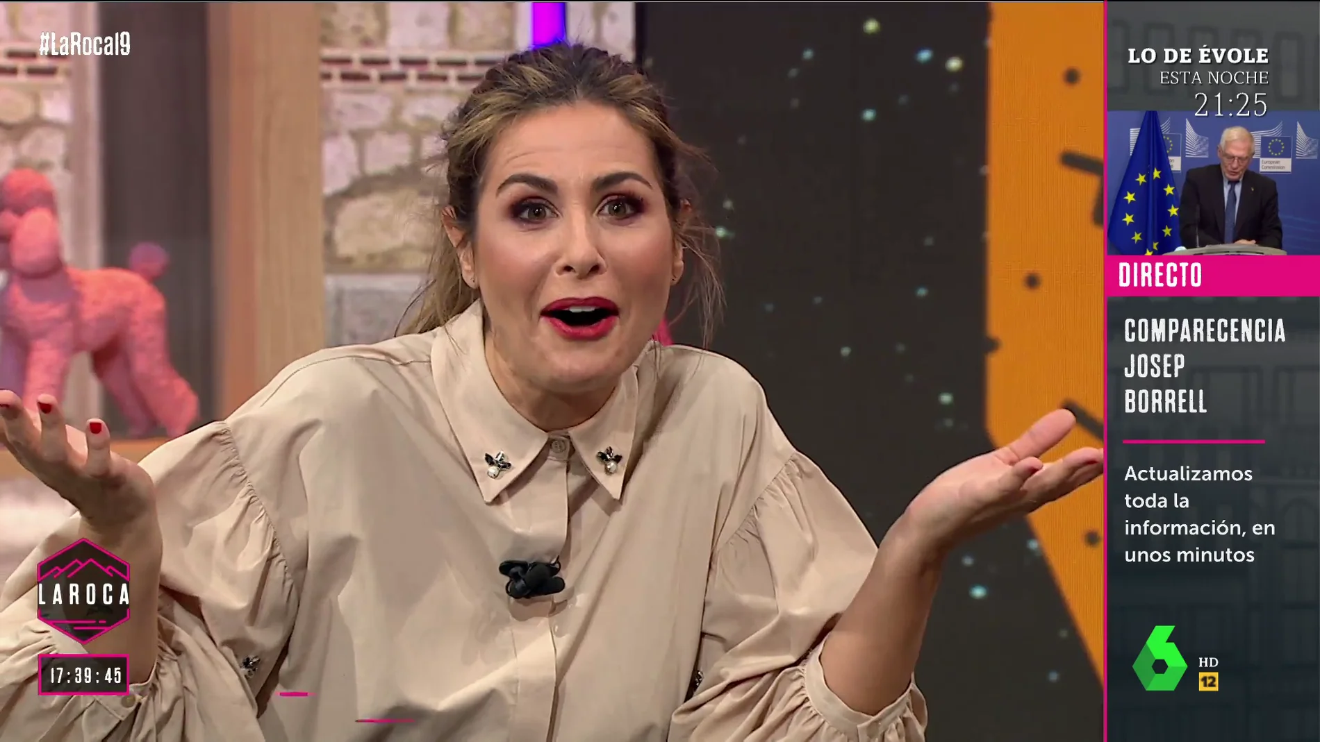 Nuria Roca alucina al recordar su primera vez en un plató de Antena 3