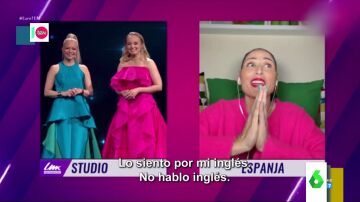 El divertido vídeo de Rosa López hablando en inglés como jurado para elegir al representante de Finlandia en Eurovisión