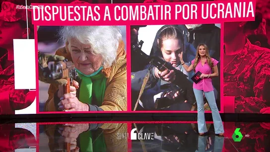Ucranianas que se quedan a luchar Ucranianas que se quedan a luchar