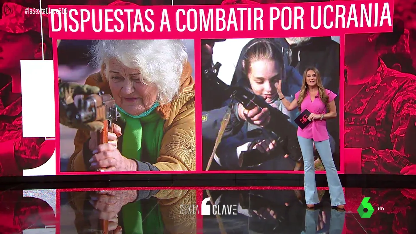Ucranianas que se quedan a luchar Ucranianas que se quedan a luchar
