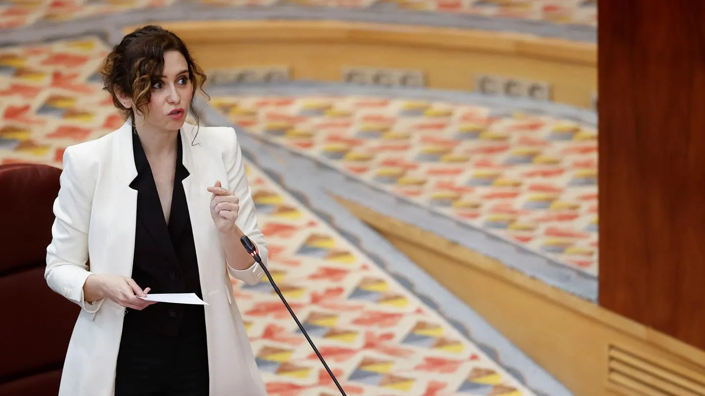 La presidenta de la Comunidad de Madrid, Isabel Díaz Ayuso La presidenta de la Comunidad de Madrid, Isabel Díaz Ayuso