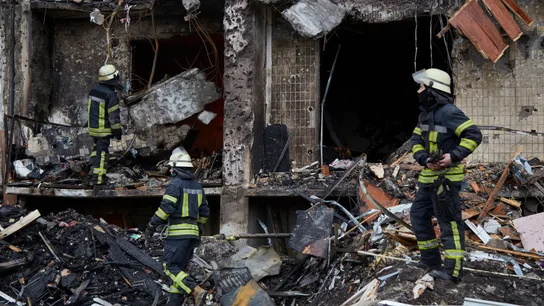 Rusia inicia un ataque a gran escala contra Ucrania. Kiev, 25 de febrero. Bombas termobáricas o de vacío