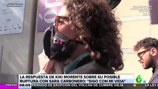 La respuesta de Kiki Morente a los rumores de ruptura con Sara Carbonero La respuesta de Kiki Morente a los rumores de ruptura con Sara Carbonero