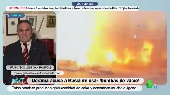 ¿Puede demostrarse el uso de una bomba de vacío? El teniente general Gan Pampols explica sus efectos ¿Puede demostrarse el uso de una bomba de vacío? El teniente general Gan Pampols explica sus efectos
